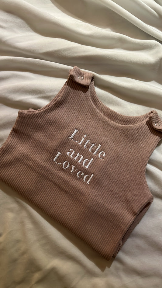 Ribbed Dungarees- WORDING ONLY