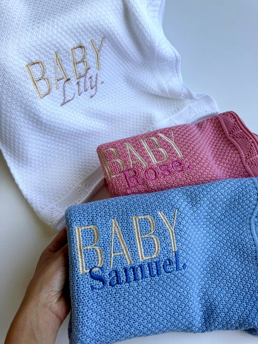 Personalised Baby Blanket