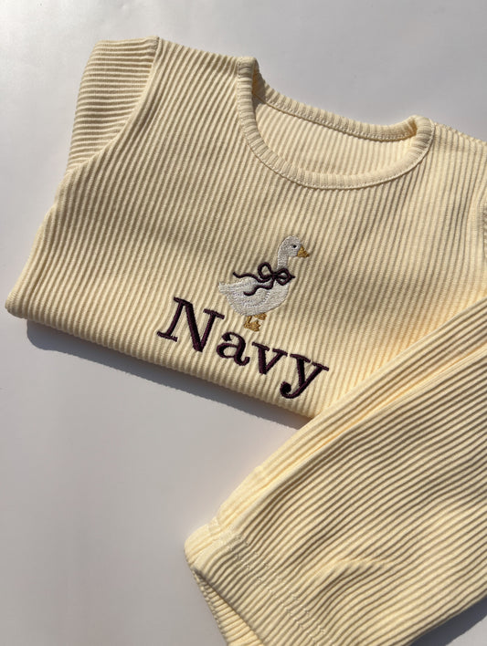 Ribbed Loungeset- DESIGN