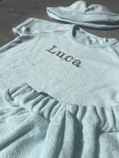 Towelling Set - Soft Mint