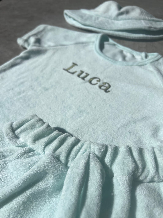 Towelling Set - Soft Mint