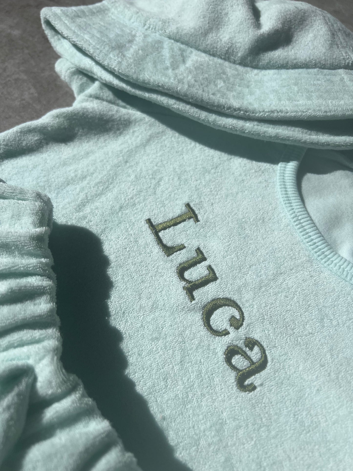 Towelling Set - Soft Mint