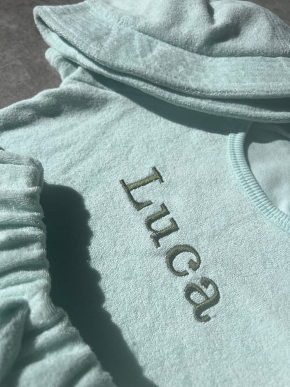 Towelling Set - Soft Mint