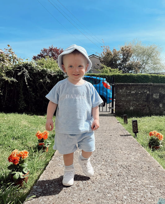 Towelling Set - Coastal Blue