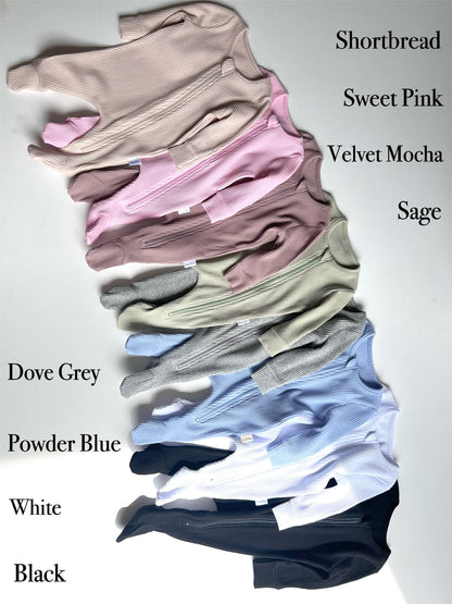 Ribbed Sleepsuit- WORDING ONLY